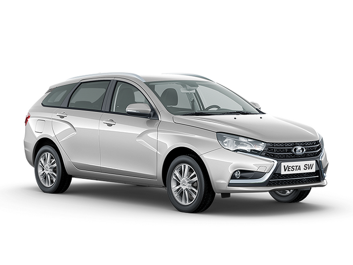 Lada Vesta SW Серебристый "Платина"